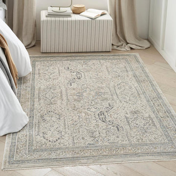 Lynx LNX01 Ivory/Grey/Blue Rug-Nourison-Rug Love - The Most Loved Rug Store